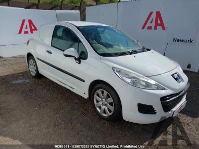 Image of 2010 PEUGEOT 207 PROFESSIONAL HDI 1398cc TURBO DIESEL MANUAL 5 Speed CAR DERIVED VAN