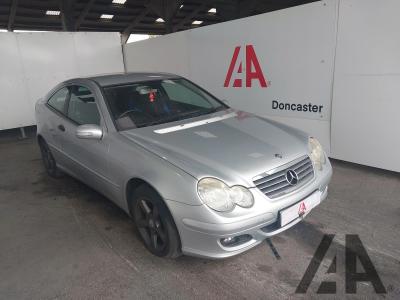 Image of 2006 MERCEDES C-CLASS C180 KOMPRESSOR SE SPORTS 1796cc SUPER PETROL AUTOMATIC 3 DOOR COUPE