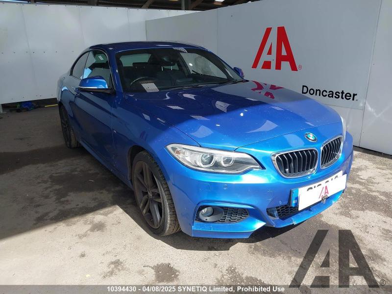 2016 BMW 2 SERIES 220D M SPORT 1995cc TURBO DIESEL MANUAL 2 DOOR COUPE
