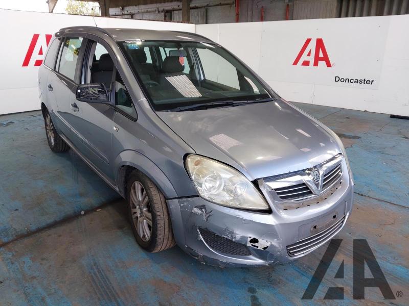 2009 VAUXHALL ZAFIRA EXCLUSIV CDTI 1910cc TURBO DIESEL AUTOMATIC 6 Speed 5 DOOR MPV