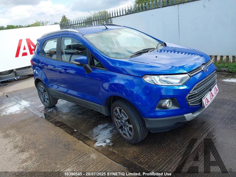 2015 FORD ECOSPORT TITANIUM X-PACK 999cc TURBO PETROL MANUAL 5 DOOR HATCHBACK