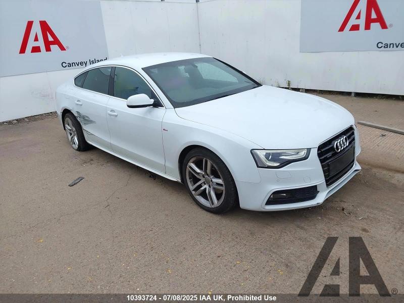 2016 AUDI A5 TDI QUATTRO S LINE 1968cc TURBO DIESEL SEMI AUTO 7 Speed 5 DOOR HATCHBACK