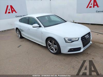 Image of 2016 AUDI A5 TDI QUATTRO S LINE 1968cc TURBO DIESEL SEMI AUTO 7 Speed 5 DOOR HATCHBACK