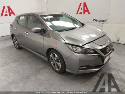 Image of 2019 NISSAN LEAF TEKNA ELECTRIC DIRECT DRIVE 5 DOOR HATCHBACK