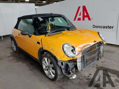 Image of 2008 MINI CONVERTIBLE ONE 1598cc PETROL MANUAL 5 Speed 2 DOOR CONVERTIBLE