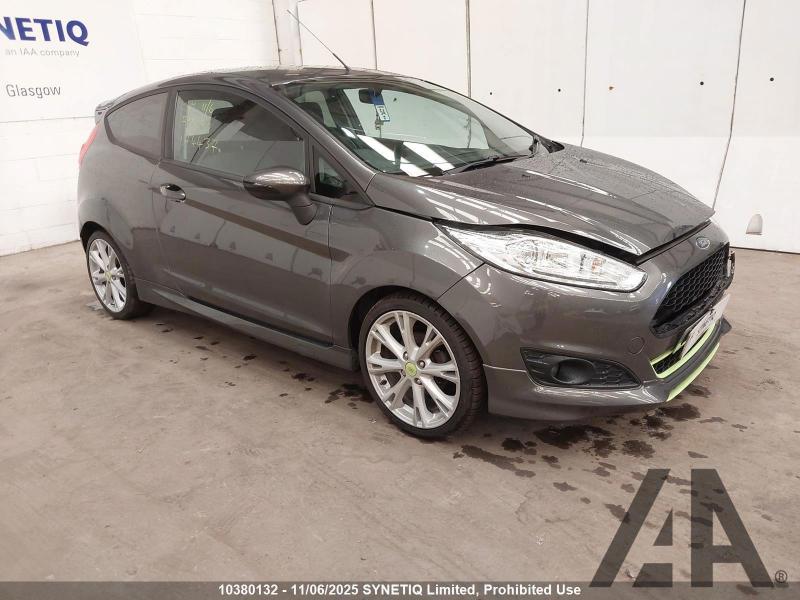 2016 FORD FIESTA ZETEC S 998cc TURBO PETROL MANUAL 5 Speed 3 DOOR HATCHBACK