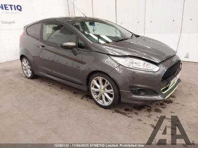 Image of 2016 FORD FIESTA ZETEC S 998cc TURBO PETROL MANUAL 5 Speed 3 DOOR HATCHBACK