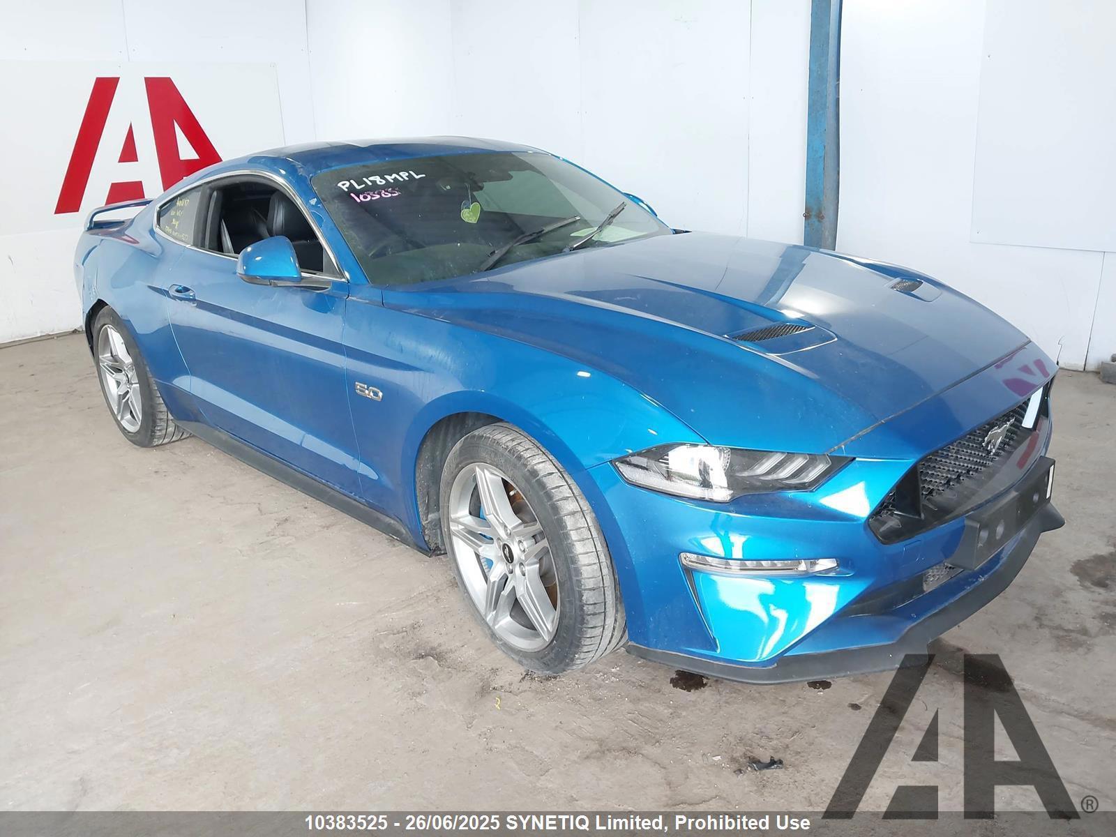 2019 FORD MUSTANG GT 5038cc PETROL AUTOMATIC 2 DOOR COUPE