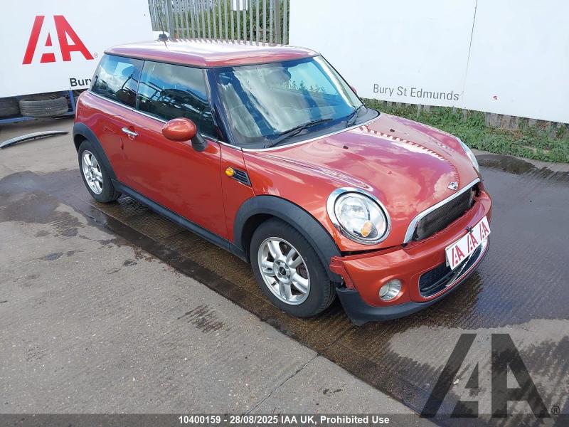 2012 MINI HATCH ONE D 1598cc TURBO DIESEL MANUAL 6 Speed 3 DOOR HATCHBACK