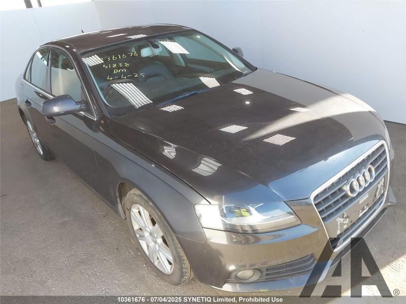 2011 AUDI A4 TDI TECHNIK 1968cc TURBO DIESEL MANUAL 6 Speed 4 DOOR SALOON