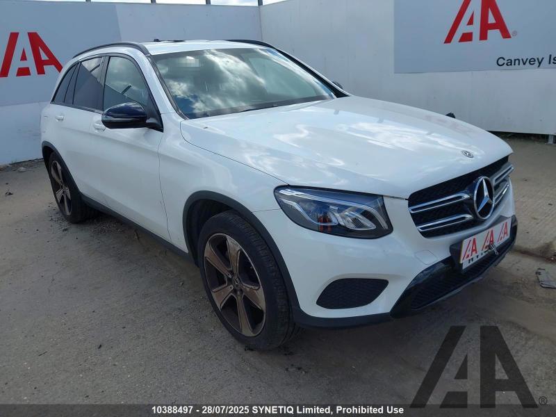 2019 MERCEDES GLC-CLASS GLC 220 D 4MATIC URBAN EDITION 2143cc TURBO DIESEL AUTOMATIC 5 DOOR ESTATE