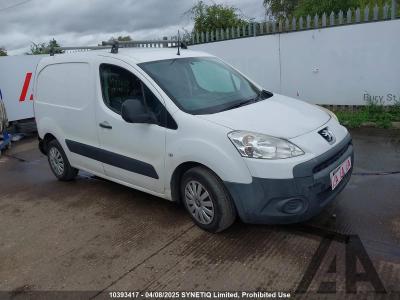 Image of 2011 PEUGEOT PARTNER HDI S L1 850 1560cc TURBO DIESEL MANUAL 5 Speed PANEL VAN