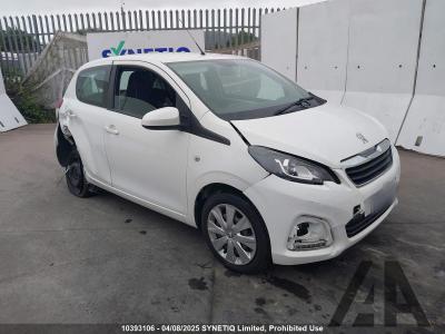 Image of 2018 PEUGEOT 108 ACTIVE 998cc PETROL MANUAL 5 Speed 5 DOOR HATCHBACK