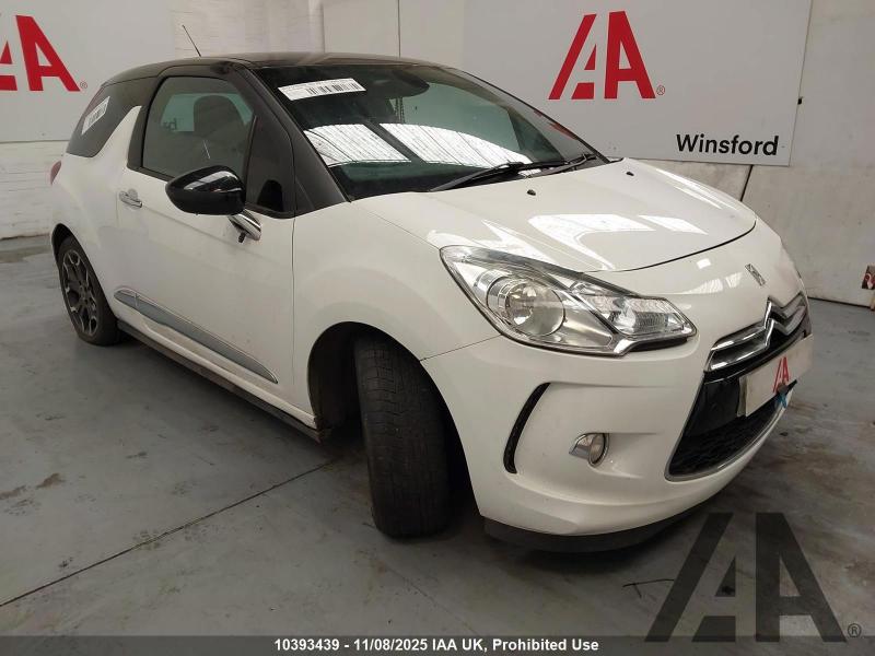 2013 CITROEN DS3 DSTYLE PLUS 1598cc PETROL MANUAL 5 Speed 3 DOOR HATCHBACK