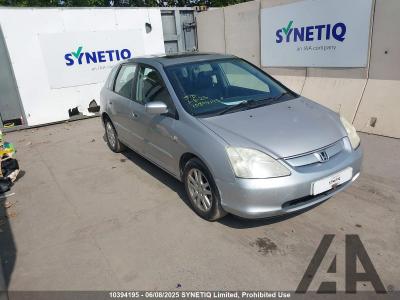 Image of 2003 HONDA CIVIC SE EXECUTIVE 1590cc PETROL MANUAL 5 Speed 5 DOOR HATCHBACK