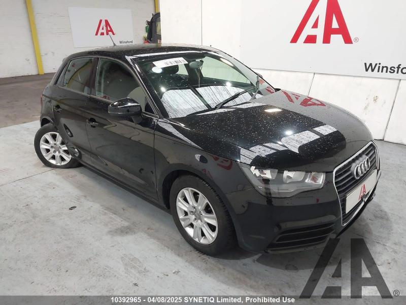 2014 AUDI A1 SPORTBACK TFSI SE 1197cc TURBO PETROL MANUAL 5 Speed 5 DOOR HATCHBACK