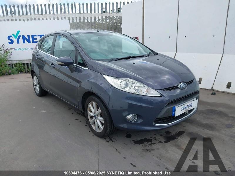 2011 FORD FIESTA ZETEC 1242cc PETROL MANUAL 5 Speed 5 DOOR HATCHBACK