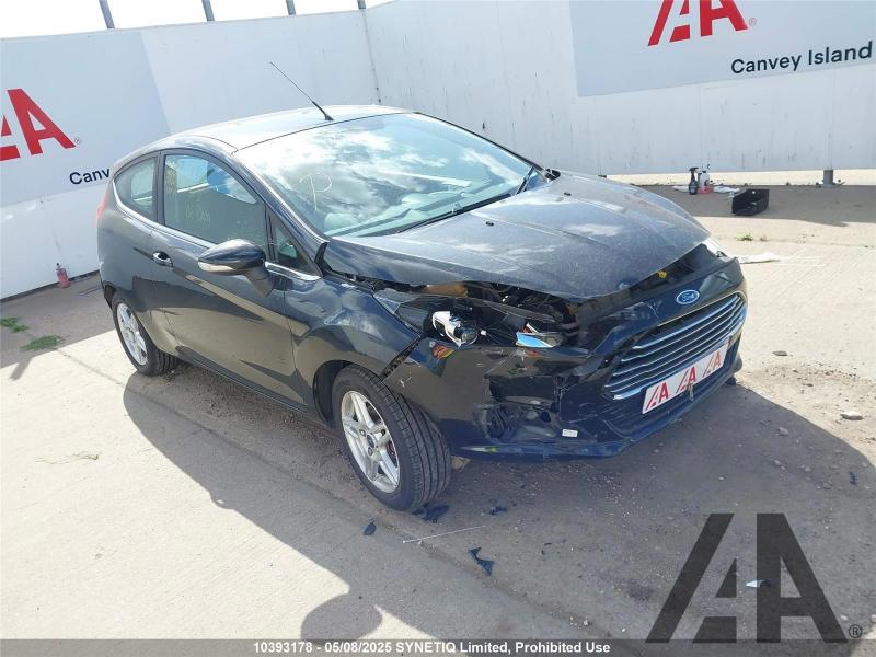 2013 FORD FIESTA ZETEC 1242cc PETROL MANUAL 5 Speed 3 DOOR HATCHBACK