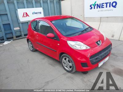 Image of 2009 PEUGEOT 107 VERVE 998cc PETROL MANUAL 5 Speed 3 DOOR HATCHBACK