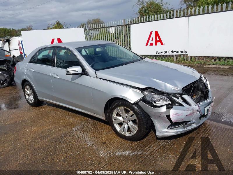 2012 MERCEDES E-CLASS E220 CDI BLUEEFFICIENCY S/S SE 2143cc TURBO DIESEL AUTOMATIC 4 DOOR SALOON
