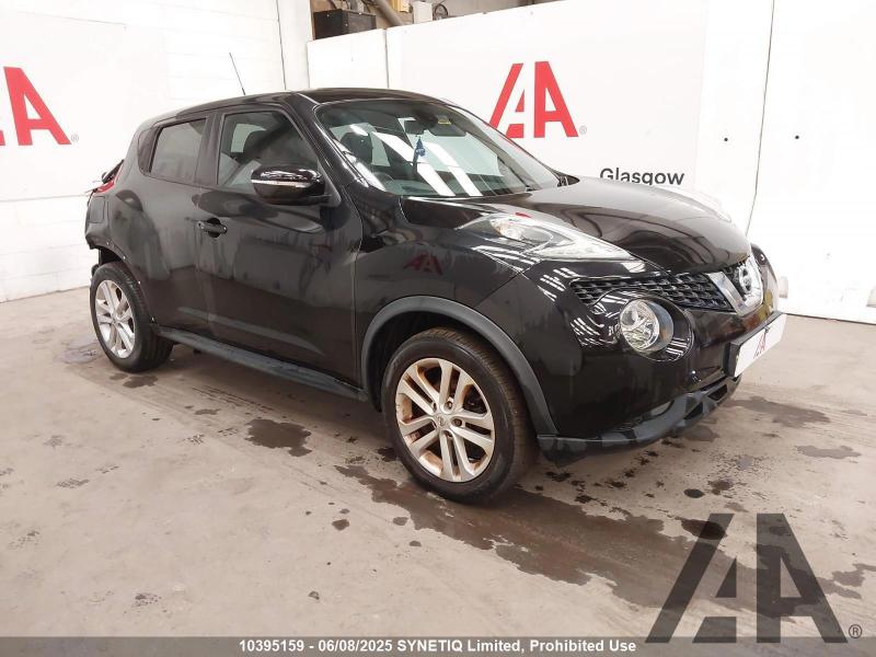 2016 NISSAN JUKE N-CONNECTA DIG-T 1197cc TURBO PETROL MANUAL 5 DOOR HATCHBACK