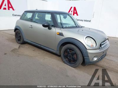 Image of 2007 MINI HATCH COOPER 1598cc PETROL MANUAL 6 Speed 3 DOOR HATCHBACK