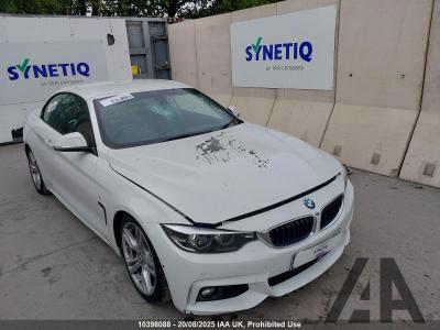 Image of 2018 BMW 4 SERIES 420D M SPORT 1995cc TURBO DIESEL AUTOMATIC 2 DOOR CONVERTIBLE