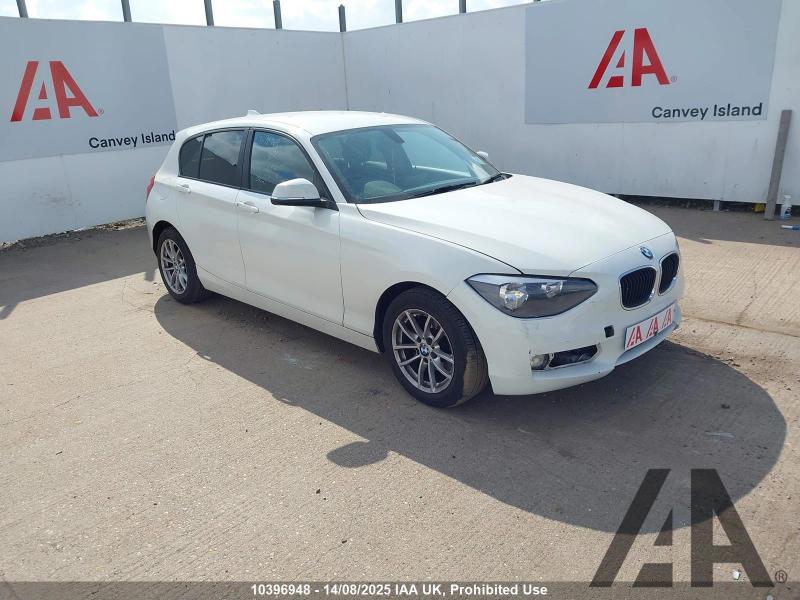 2014 BMW 1 SERIES 116D EFFICIENTDYNAMICS 1598cc TURBO DIESEL MANUAL 5 DOOR HATCHBACK