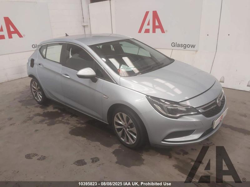 2016 VAUXHALL ASTRA TECH LINE ECOFLEX S/S 999cc TURBO PETROL MANUAL 5 Speed 5 DOOR HATCHBACK