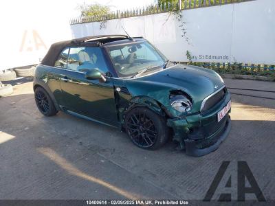 Image of 2011 MINI CONVERTIBLE COOPER D 1598cc TURBO DIESEL MANUAL 6 Speed 2 DOOR CONVERTIBLE
