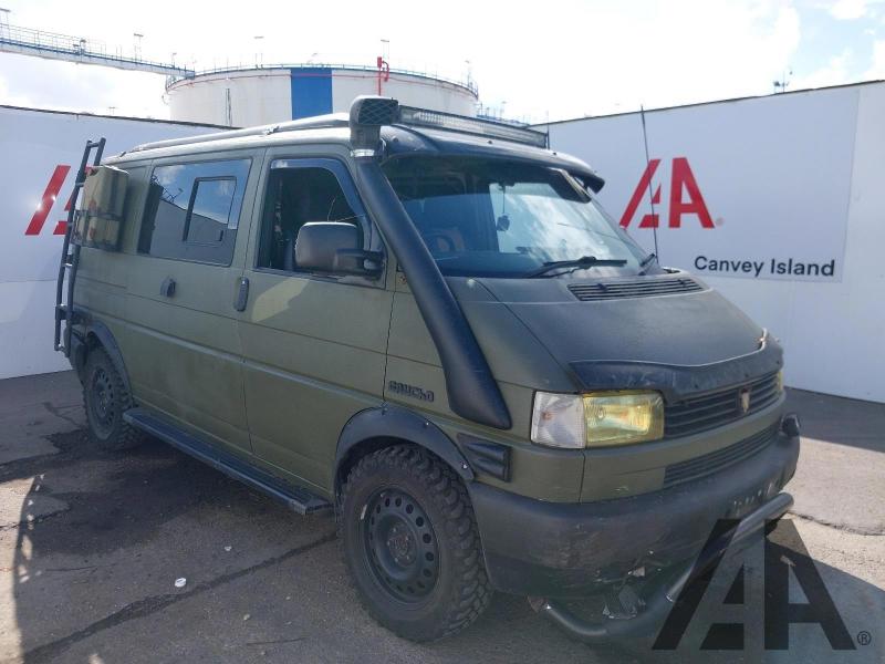 1997 VOLKSWAGEN TRANSPORTER 800 SPL SWB TD 1896cc TURBO DIESEL MANUAL 5 Speed MOTORHOME