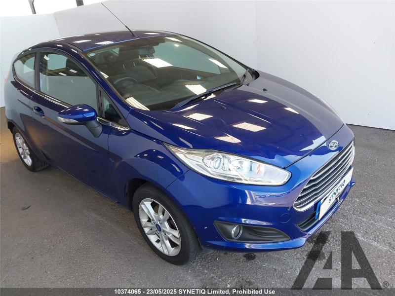 2016 FORD FIESTA ZETEC 1242cc PETROL MANUAL 5 Speed 3 DOOR HATCHBACK