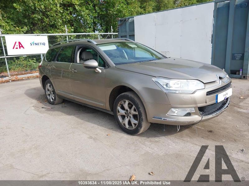 2009 CITROEN C5 EXCLUSIVE HDI 1997cc TURBO DIESEL MANUAL 6 Speed 5 DOOR ESTATE