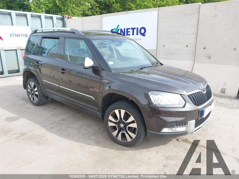 2016 SKODA YETI OUTDOOR LAURIN AND KLEMENT TSI 1395cc TURBO PETROL MANUAL 5 DOOR HATCHBACK