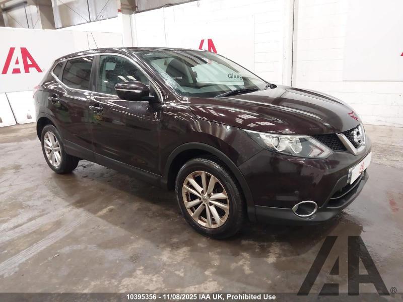 2014 NISSAN QASHQAI ACENTA PREMIUM DIG-T 1197cc TURBO PETROL MANUAL 6 Speed 5 DOOR HATCHBACK