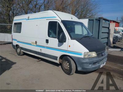 Image of 2002 FIAT DUCATO 2800cc DIESEL MANUAL 2 DOOR MOTORHOME 2 DOOR