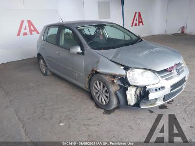 Image of 2007 VOLKSWAGEN GOLF MATCH TDI 1896cc TURBO DIESEL MANUAL 5 Speed 5 DOOR HATCHBACK