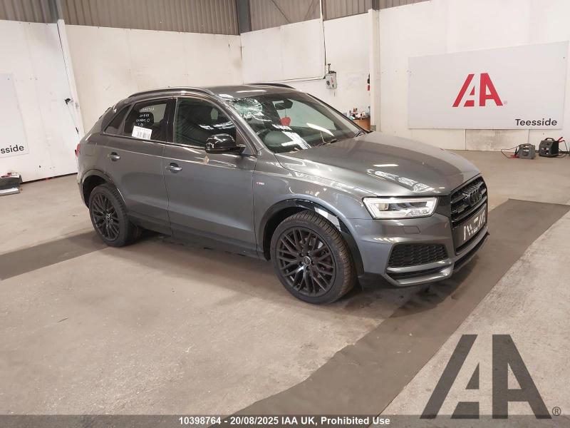 2017 AUDI Q3 TDI QUATTRO S LINE BLACK EDITI 1968cc TURBO DIESEL SEMI AUTO 5 DOOR ESTATE