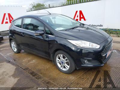 Image of 2016 FORD FIESTA ZETEC 1242cc PETROL MANUAL 5 Speed 3 DOOR HATCHBACK