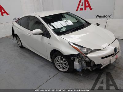 Image of 2017 TOYOTA PRIUS IMPORT S 1798cc PETROL/ELECTRIC CVT 5 DOOR HATCHBACK