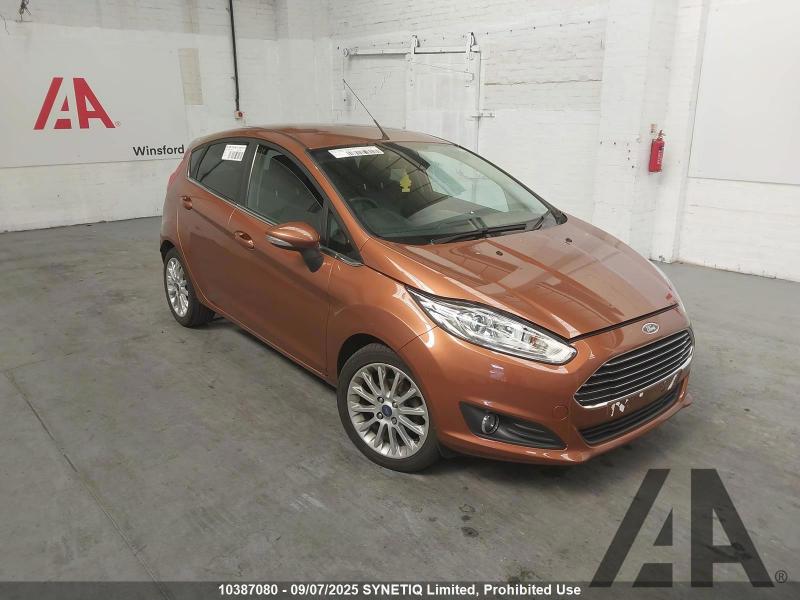 2014 FORD FIESTA TITANIUM X 998cc TURBO PETROL MANUAL 5 Speed 5 DOOR HATCHBACK