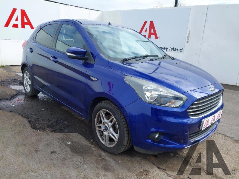 2017 FORD KA ZETEC 1198cc PETROL MANUAL 5 Speed 5 DOOR HATCHBACK