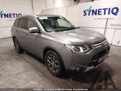 Image of 2015 MITSUBISHI OUTLANDER DI-D GX 3 2268cc TURBO DIESEL MANUAL 6 Speed 5 DOOR ESTATE