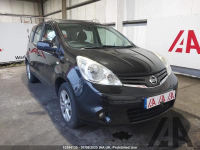 Image of 2009 NISSAN NOTE ACENTA 1386cc PETROL MANUAL 5 Speed 5 DOOR MPV