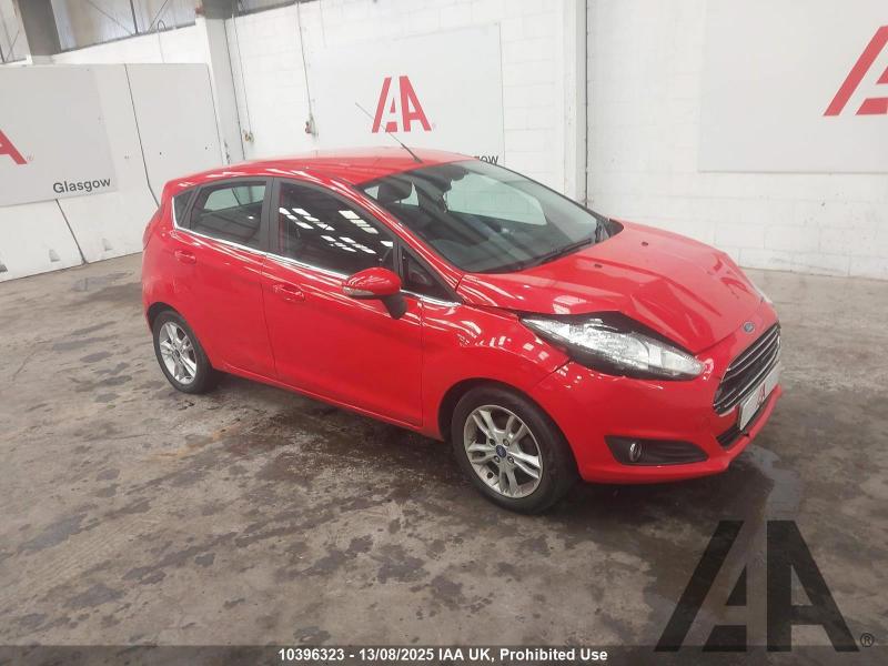 2014 FORD FIESTA ZETEC 1242cc PETROL MANUAL 5 Speed 5 DOOR HATCHBACK