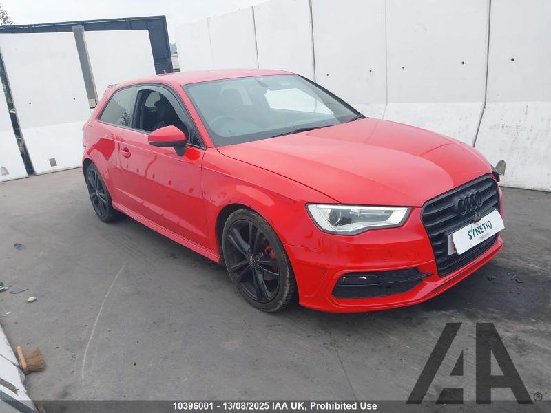 2014 AUDI A3 TFSI S LINE 1395cc TURBO PETROL MANUAL 6 Speed 3 DOOR HATCHBACK