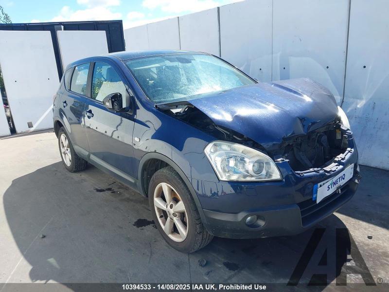 2008 NISSAN QASHQAI TEKNA DCI 1461cc TURBO DIESEL MANUAL 6 Speed 5 DOOR HATCHBACK
