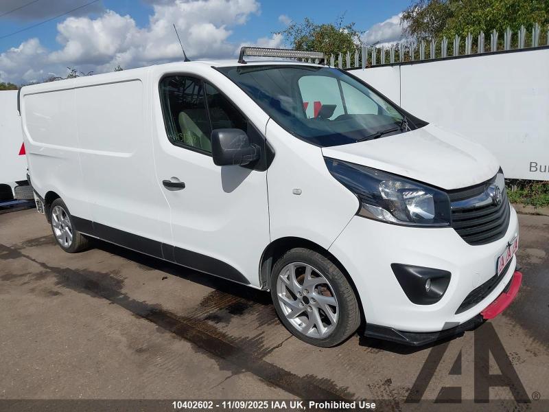 2019 VAUXHALL VIVARO L2H1 2900 SPORTIVE CDTI BITURB 1598cc TURBO DIESEL MANUAL 6 Speed PANEL VAN