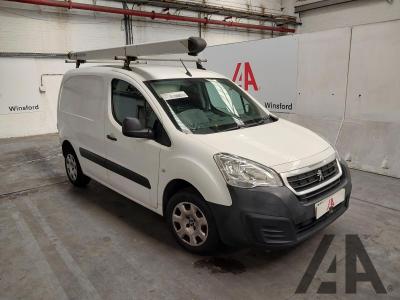 Image of 2018 PEUGEOT PARTNER BLUE HDI PROFESSIONAL L1 1560cc TURBO DIESEL MANUAL 5 Speed PANEL VAN