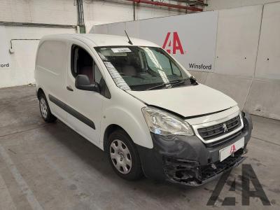 Image of 2016 PEUGEOT PARTNER HDI PROFESSIONAL 625 1560cc TURBO DIESEL MANUAL 5 Speed PANEL VAN